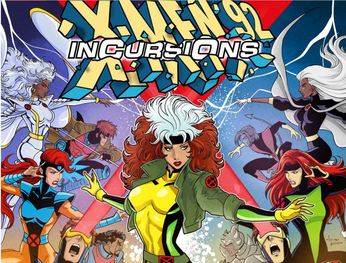 Marvel Incursions promotional artwork showing the X-Men from alternate realities