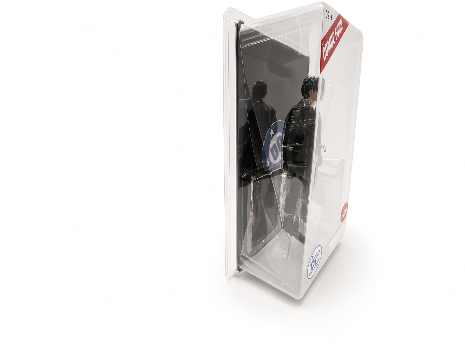 Side view of the sealed Batman ’89 Two-Face package showing the depth of the Page Punchers blister
